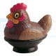 Stampo 3D Gallina Con Cesto H. 11 cm In Policarbonato