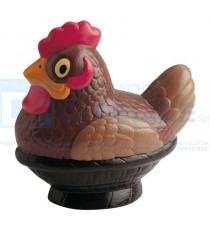 Stampo 3D Gallina Con Cesto H. 11 cm In Policarbonato