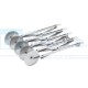 Rullo Taglia Pasta Estensibile A Lame Liscie In Acciaio Inox