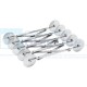 Rullo Taglia Pasta Estensibile A Lame Doppie In Acciaio Inox
