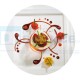 Set 2 Pz Cucchiai Per Decorazione Inox Con Manico Legno