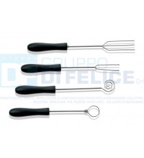 Set 4 Pz Forchettine Per Pralineria In Acciaio inox