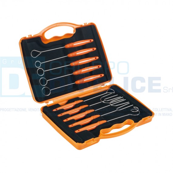 Set 10 Pz Forchettine Per Pralineria In Acciaio inox