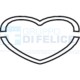 Pinzette Per Pasticceria Cuore Piatto In Acciaio Inox
