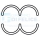 Pinzette Per Pasticceria Festone In Acciaio Inox