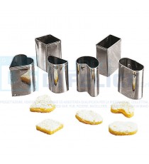 Set 9 Tagliapasta Per Praline In Acciaio Inox