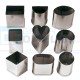 Set 9 Tagliapasta Per Praline In Acciaio Inox