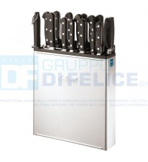 Porta Coltelli Chiuso In Acciaio Inox