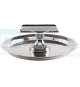 Portasigaro Con Piattino Cm 14,5 In Acciaio Inox