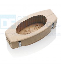 Stampo Per Burro In Legno 250 Gr Punzone con Fiore