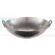Wok In Ferro Cm 46 Con Due Maniglie