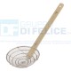 Schiumarola Cm 20 In Acciaio inox, Manico Bamboo 