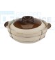 Casseruola Con Coperchio 2 Maniglie In Terracotta