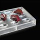 Stampo per praline HEART DESIGN in policarbonato