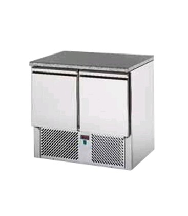 Saladette 2 porte con piano in granito mod SL02GR