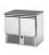 Saladette 2 porte con porta a sinistra e cassettiera a destra con piano in granito mod SL02GR/C2SLDX