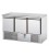 Saladette 3 porte con 3 cassettiere e piano in acciaio inox mod SL03NX/C2SLDX/C2SLCE/C2SLSX
