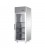 Armadio refrigerato 600 monoblocco in acciaio inox a temp. Normale 0/+10 °C, porta in vetro, luce neon interna mod AF06EKOMTNPV