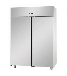 Armadio refrigerato 1200 monoblocco in acciaio inox a bassa temperatura -18/-22° C con 2 porte mod AF12EKOMBT