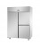 Armadio refrigerato GN2/1 monoblocco in acciaio inox a temperatura normale 0/+10° C con 1 porta e 2 sportelli mod A314EKOMTN