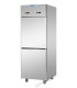 Armadio combinato refrigerato GN2/1 acciaio inox doppia temperatura (temp. normale + bassa temp.) con 2 sportelli mod A207EKOPN