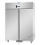 Armadio statico GN2/1 in acciaio inox a temperatura normale con 2 porte e allestimento carne mod AF14EKOESAC
