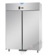 Armadio statico GN2/1 in acciaio inox a temperatura normale con 2 porte e allestimento carne mod AF14EKOESAC