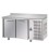 Tavolo refrigerato GN1/1 a temperatura normale con 2 porte e piano in acciaio inox con alzatina 10 cm mod TF02EKOGNAL