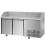 Tavolo refrigerato pizza GN1/1 con 2 porte e piano in granito mod PZ02EKOGN