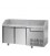Tavolo refrigerato pizza GN1/1 con 2 porte, un cassetto neutro  e piano in granito mod PZ02EKOC1
